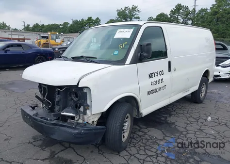 2011 Chevrolet Express 2500 Work Van из США, поврежденный, VIN 1GCWGFCA7B1178658